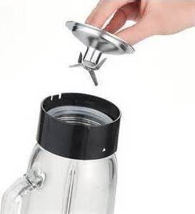 Severin Μπλέντερ με Γυάλινη Κανάτα 1 lt 500W Inox SM 3734
