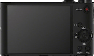 Sony WX350 Compact Φωτογραφική Μηχανή 18.2MP Οπτικού Ζουμ 20x με Οθόνη 3" και Ανάλυση Video Full HD (1080p) Μαύρη