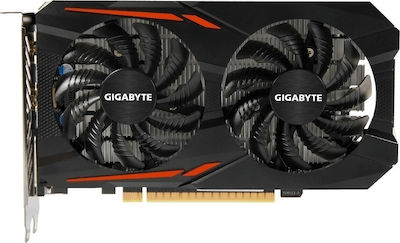 Gigabyte GeForce GTX 1050 Ti 4GB GDDR5 OC Κάρτα Γραφικών PCI-E x16 3.0 με HDMI και DisplayPort