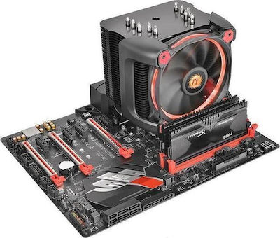 Thermaltake Riing Silent 12 Pro Ψύκτρα Επεξεργαστή για Socket 115x/AM3/AM3+ Κόκκινη