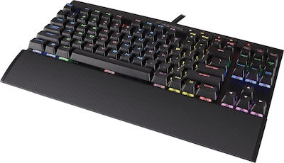 Corsair K65 Lux RGB Gaming Πληκτρολόγιο Tenkeyless με Cherry MX Red διακόπτες και RGB φωτισμό (Αγγλικό US)