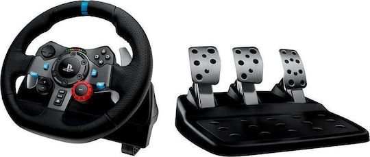 Logitech G29 Driving Force Τιμονιέρα με Πετάλια για PC / PS3 / PS4 / PS5 με 900° Περιστροφής