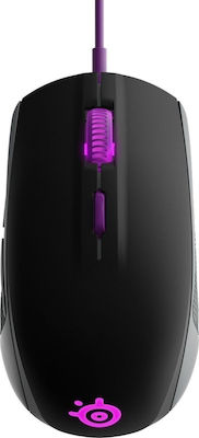 SteelSeries Rival 100 Wireless RGB Gaming Mouse Negru