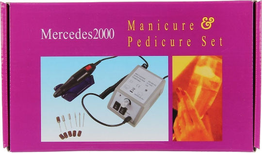 Sina Μercedes 2000 Nail Drill Power 10W Gray with 15000 Rotations per Minute