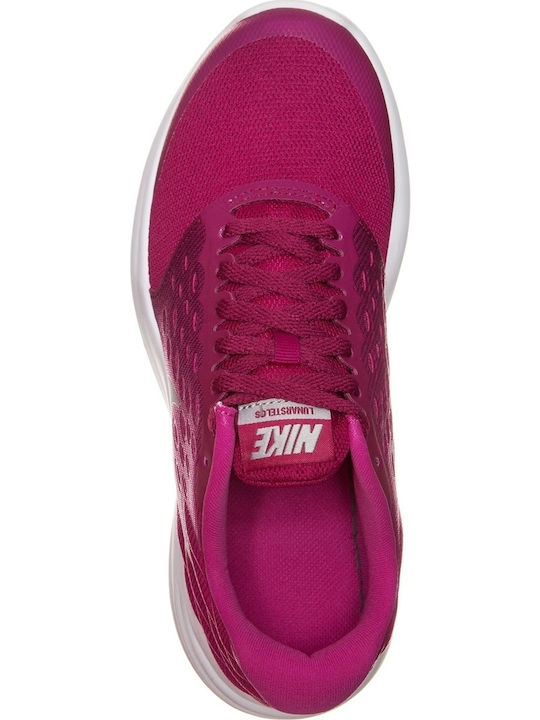 Lunarstelos GS Kinder Sportschuhe Laufen mit Schnürsenkeln Fuchsie