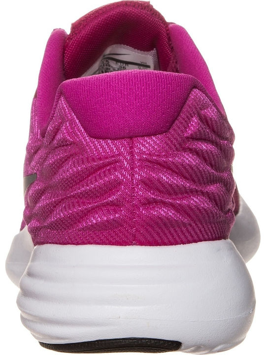 Lunarstelos GS Kinder Sportschuhe Laufen mit Schnürsenkeln Fuchsie
