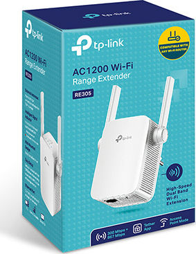 TP-LINK RE305 v1 WiFi Extender Dual Band (2.4 & 5GHz) 1200Mbps