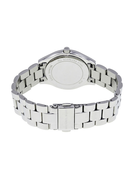 Michael Kors Hartman Womens Watch 33mm Battery With Silver Steel Bracelet