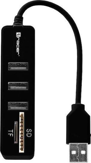 Tracer CH4 Card Reader USB 2.0 για SD/microSD/MemoryStick/CompactFlash/xD