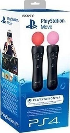 Sony Playstation Move Twin Pack Безжичен Геймпад за PS4 Черен