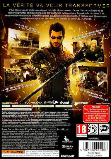 Deus Ex Human Revolution XBOX 360 Game (Used)