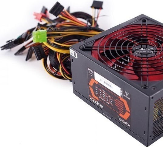 Approx 700PS 700W Черен Компютърно захранване Пълен кабел