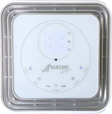Puredry PD 12L Design Low Energy Αφυγραντήρας με Συμπιεστή και Ιονιστή 12lt