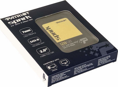 Patriot Spark SSD 128GB 2.5'' SATA III PSK128GS25SSDR