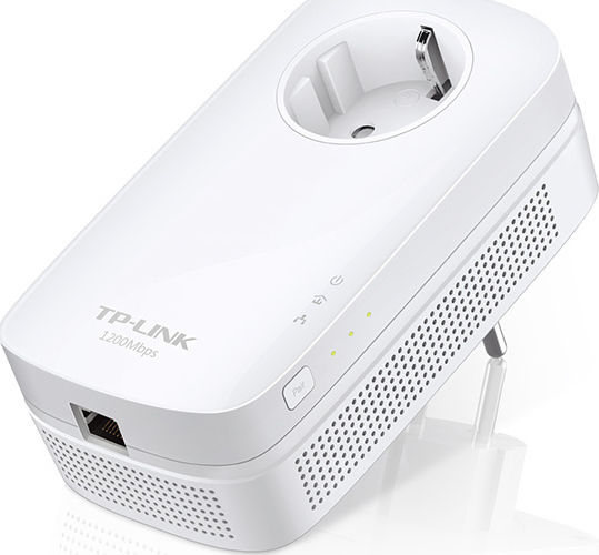 TP-LINK TL-PA8010P v1 Powerline Wired with Passthrough Socket and Gigabit Ethernet Port