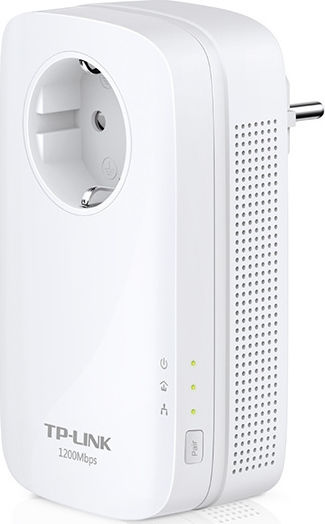 TP-LINK TL-PA8010P v1 Powerline για Ενσύρματη Σύνδεση με Passthrough Πρίζα και Θύρα Gigabit Ethernet