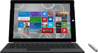 Surface 3 10.8" Tablet mit WiFi (4GB/64GB) Silber