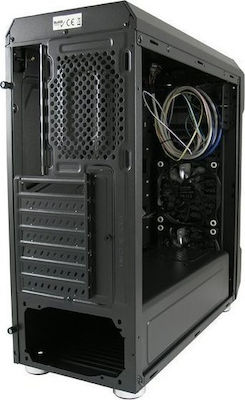 LC-Power Gaming 984B Midi Tower Κουτί Υπολογιστή με Πλαϊνό Παράθυρο Μαύρο