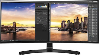 LG 34UC88 Ултраширок IPS Curved Монитор 34" QHD 3440x1440 с Време за Реакция 5мс GTG