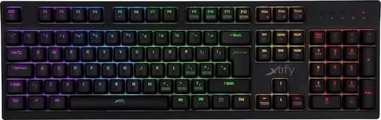 Xtrfy K2 RGB Gaming Mechanical Keyboard with Kailh Red Switches and RGB Lighting English US