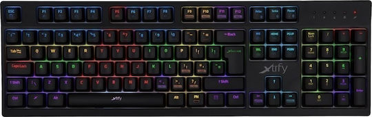 Xtrfy K2 RGB Gaming Mechanical Keyboard with Kailh Red Switches and RGB Lighting English US