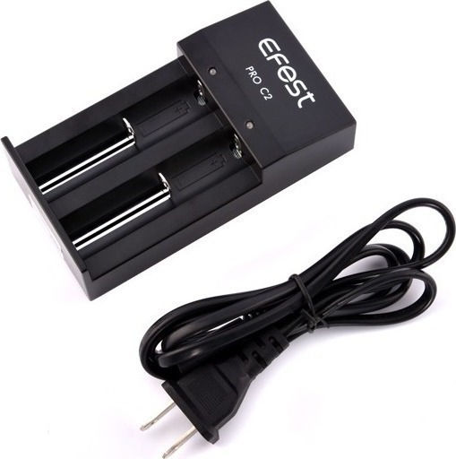 Efest PRO C2 USB Φορτιστής 2 Μπαταριών Li-ion Μεγέθους 18650