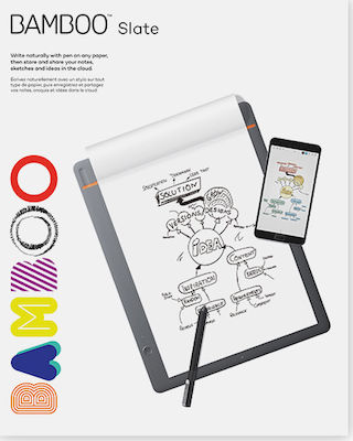 Wacom Bamboo Slate Γραφίδα Σχεδίασης με Bluetooth