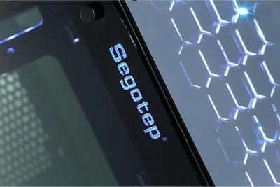 Segotep SG-K7 Midi Tower Computer Case with Window Panel Black