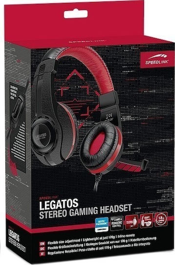 SpeedLink Legatos Over Ear Gaming Headset with Connection