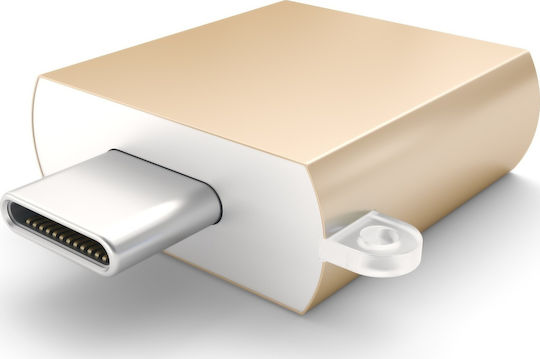 Satechi Type-C USB Adapter Konverter USB-C männlich zu USB-A weiblich Silber 1Stück