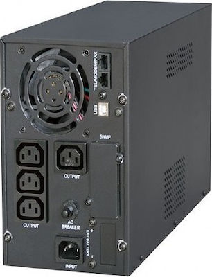 Energenie EG-UPS-PS2000-01 Line-Interactive 2000VA 1600W with 4 IEC Power Plugs