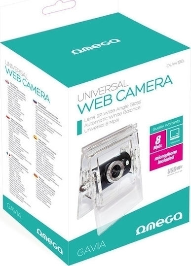 Omega Webcam C18 Universal Бял OUW18B