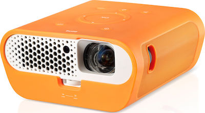 BenQ GS1 Mini 3D Projector HD Λάμπας LED με Wi-Fi και Ενσωματωμένα Ηχεία Λευκός