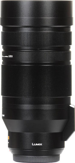 Panasonic Crop Camera Lens Leica DG Vario-Elmar 100-400mm f/4-6.3 Asph. Power Tele Zoom for Micro Four Thirds (MFT) Mount Black