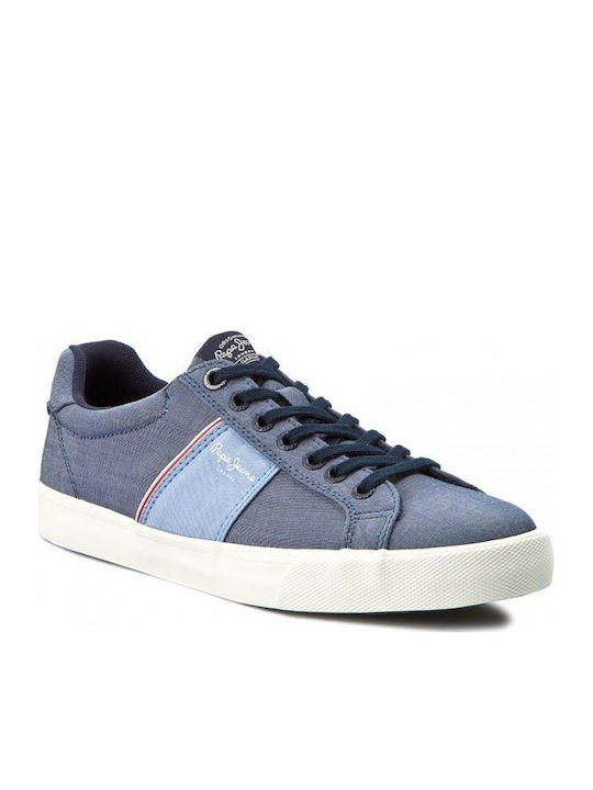 Pepe Jeans Coast Basic Herren Sneakers Blau