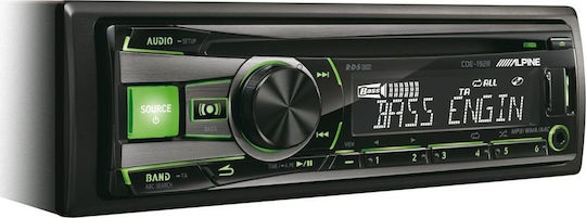 Alpine Auto-Audiosystem 1DIN (USB) mit Abnehmbares Bedienfeld