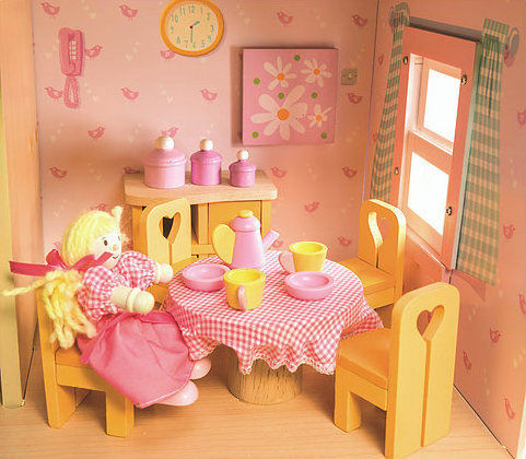 Le Toy Van Sugerplum Dining Room Έπιπλα για Κουκλόσπιτο