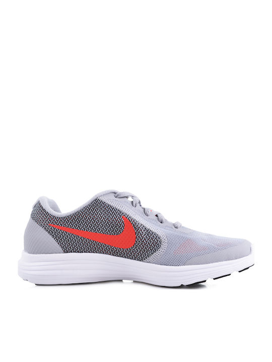 Nike Αthletische Kinderschuhe Laufen Revolution 3 GS Gray