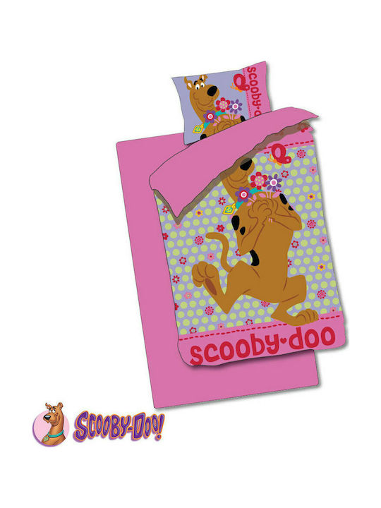 Homeline Σετ Παιδικό Πάπλωμα Μονό με Μαξιλαροθήκη Scooby Doo 920 Πολύχρωμο 160x240εκ.
