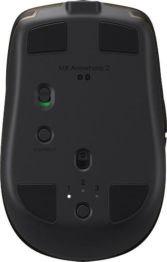 Logitech MX Anywhere 2 For Business Ασύρματο Bluetooth Mini Ποντίκι Μαύρο