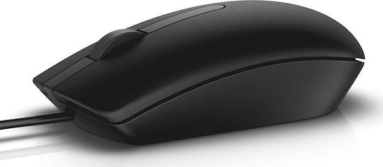 Dell MS116 Ενσύρματο Ποντίκι Μαύρο