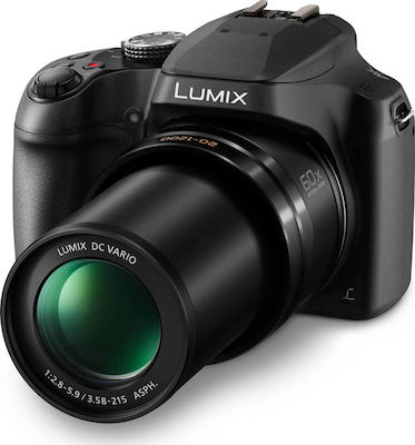Panasonic Lumix DC-FZ82 Compact Φωτογραφική Μηχανή 18.1MP Οπτικού Ζουμ 60x με Οθόνη 3" και Ανάλυση Video 4K UHD Μαύρη