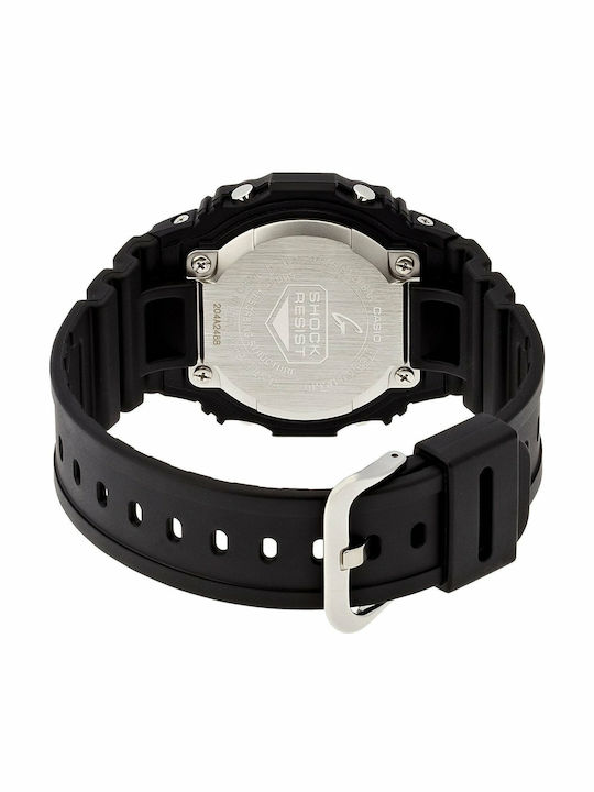 Casio G-Shock Digital Uhr Chronograph Solar mit Schwarz Kautschukarmband