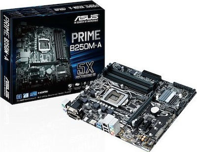 Asus Prime B250M-A Micro ATX Motherboard with Intel 1151 Socket