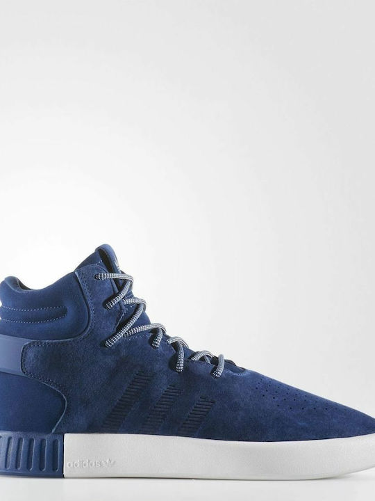 Adidas Tubular Invader Wohnung Sneakers Blau