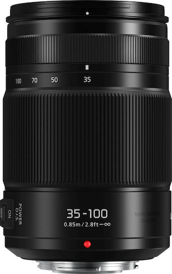 Panasonic Crop Camera Lens Lumix G X Vario 35-100mm f/2.8 II Power O.I.S. Standard Zoom / Tele Zoom for Micro Four Thirds (MFT) Mount Black