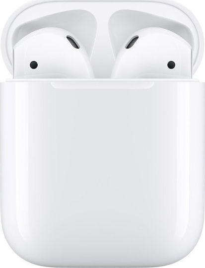 Apple AirPods (2016) Earbud Bluetooth Handsfree Ακουστικά με Θήκη Φόρτισης Λευκά