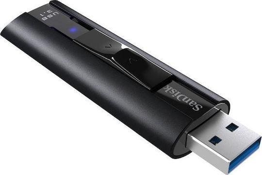 Sandisk Extreme Pro 128GB USB 3.2 Stick Μαύρο