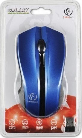 Rebeltec Galaxy Ασύρματο Ποντίκι Blue/Black