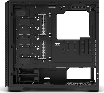 Phanteks Enthoo Pro M Tempered Glass Turnul Midi Cutie de calculator cu fereastră laterală Negru